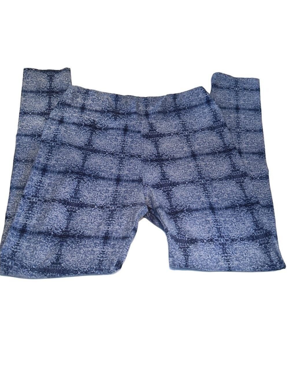 LuLaRoe Blue Patterned Leggings One Size